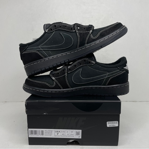 Nike Air Jordan 1 Retro Low SP Travis Scott “Black Phantom” 2023 - Picture 3 of 4